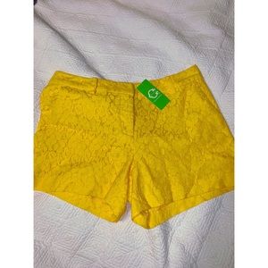 Yellow shorts